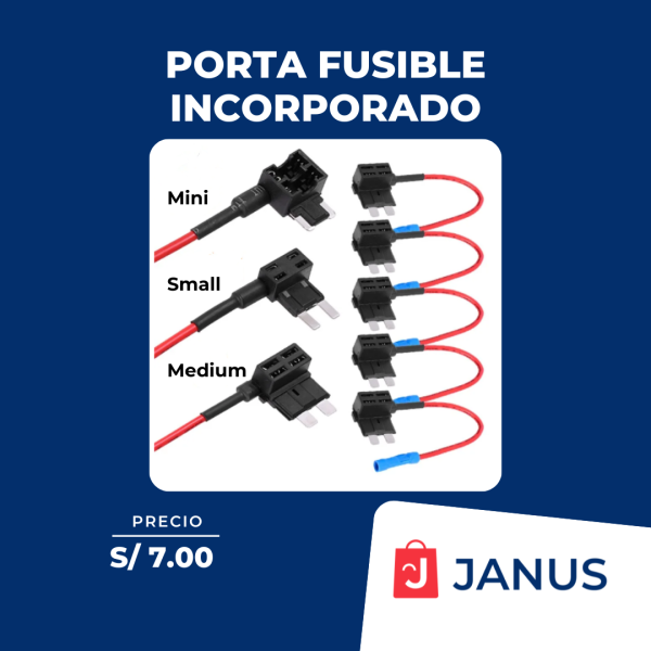 Porta fusibles incorporados