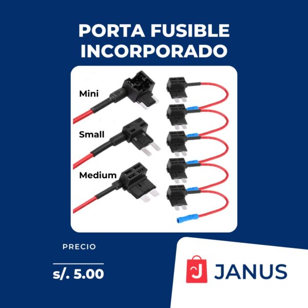 Porta fusibles incorporados
