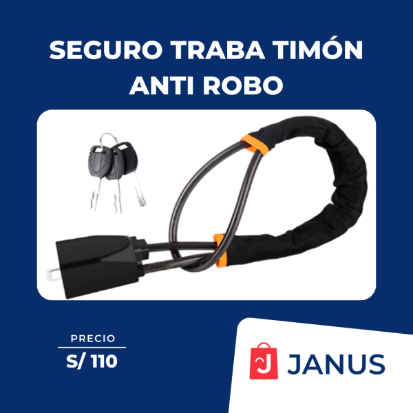 Seguro traba timón anti robo